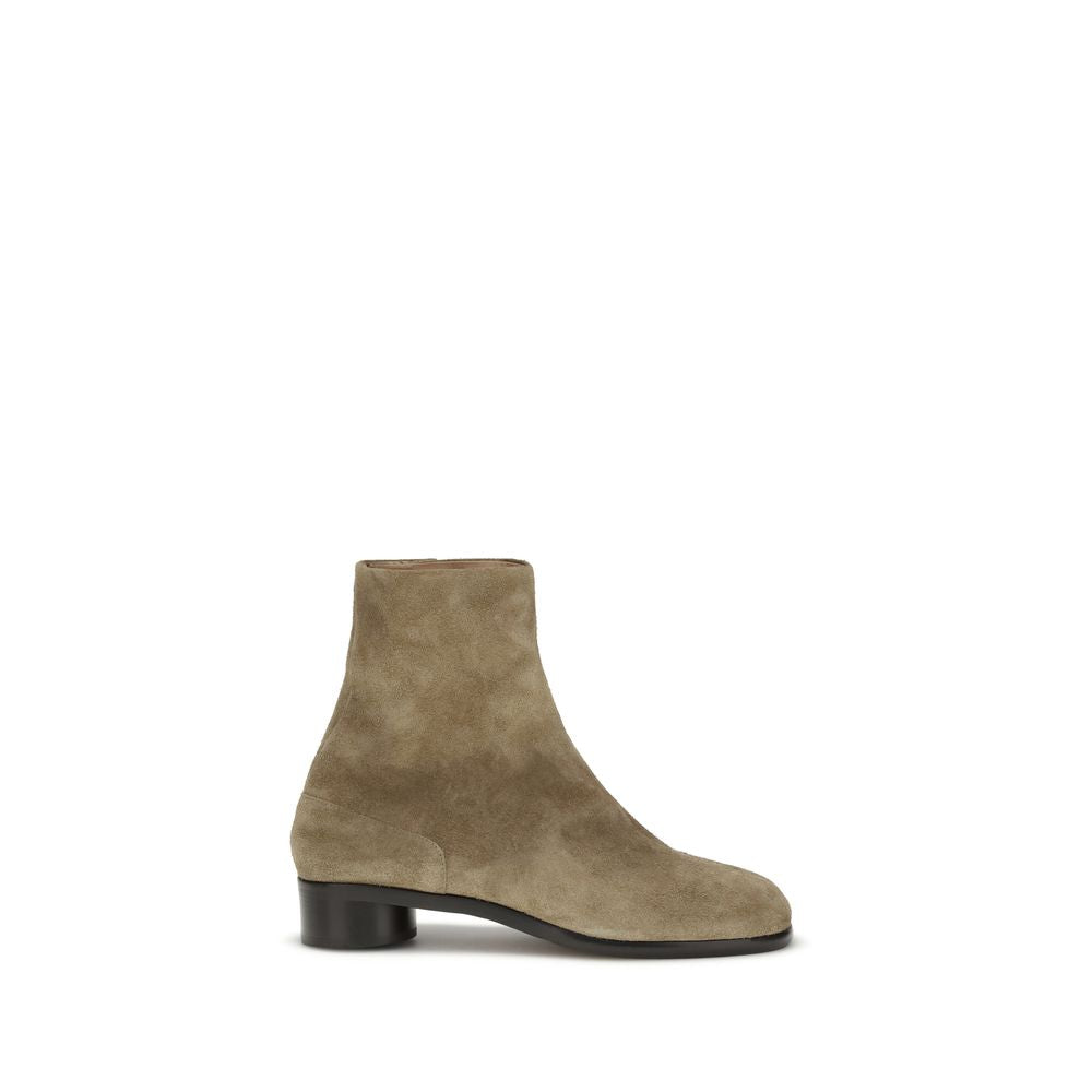 Margiela Beige Leather Ankle Boots | Regal Royce