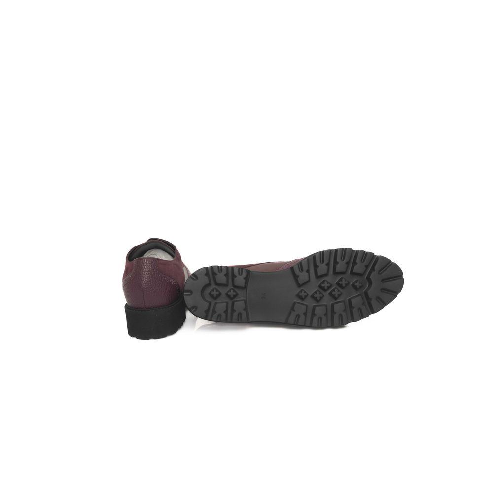 Cerruti 1881 Burgundy Cowhide Women Loafer | Regal Royce