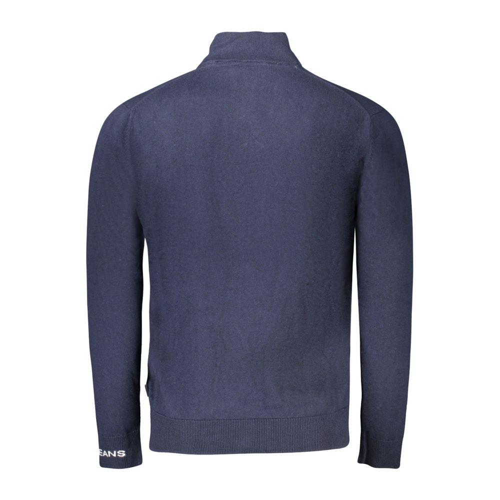 Pepe Jeans Blue Cotton Men Sweater | Regal Royce