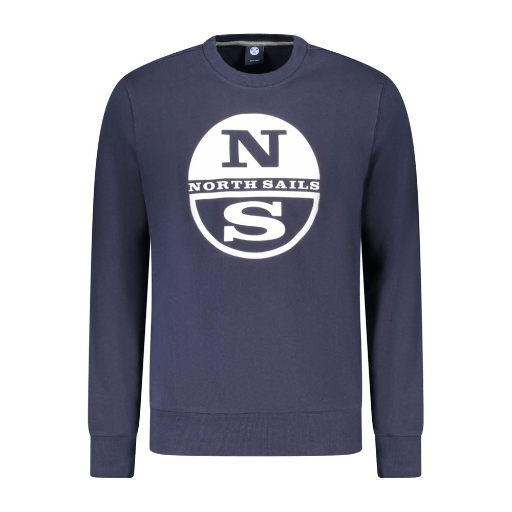 North Sails Blue Cotton Men's Sweatshirt | Regal Royce
