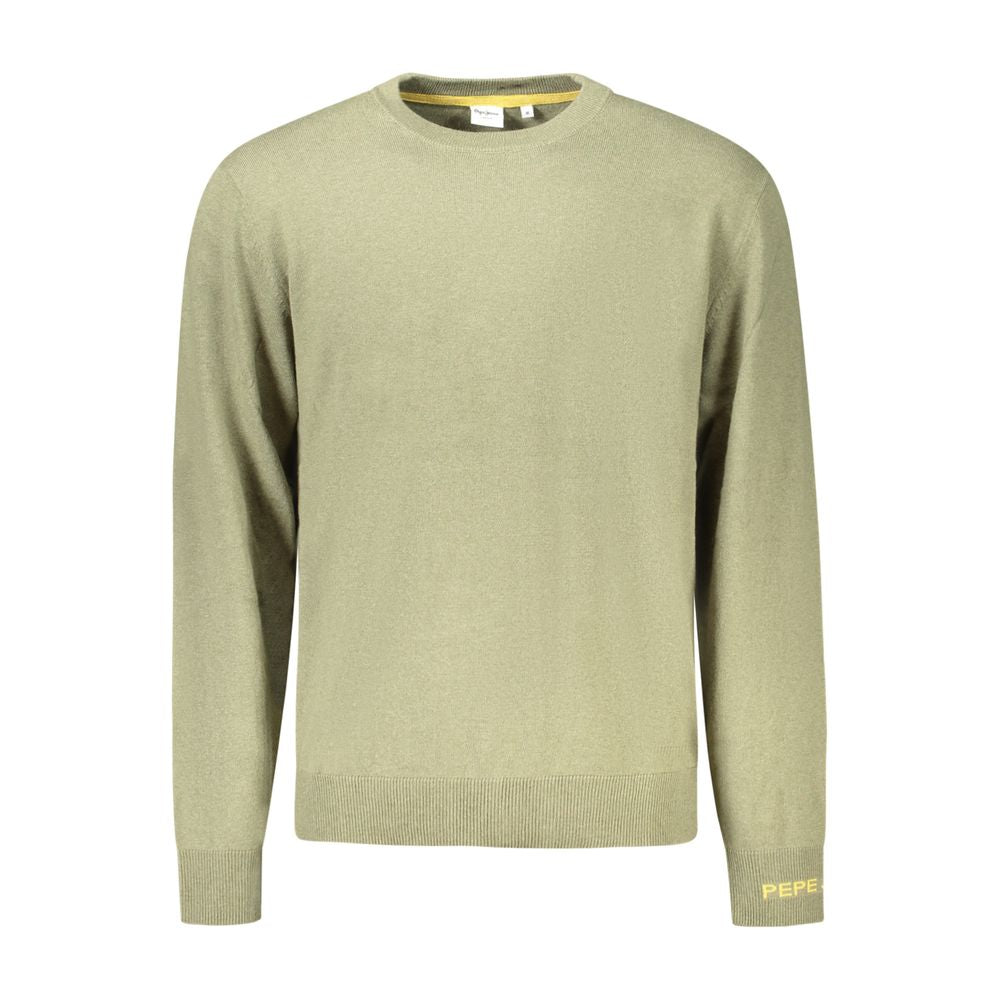 Pepe Jeans Green Cotton Men Sweater | Regal Royce