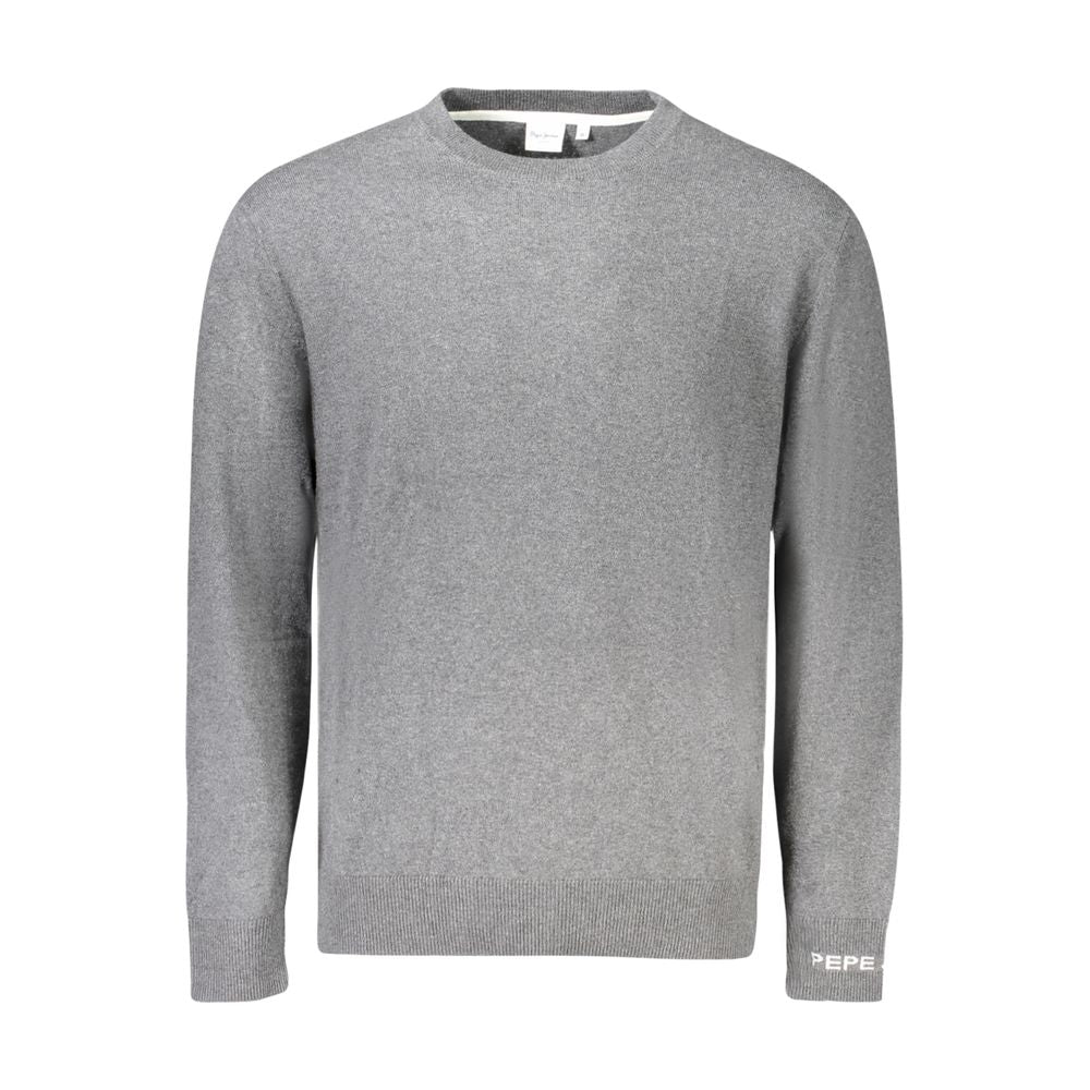Pepe Jeans Grigio Cotton Men Sweater | Regal Royce