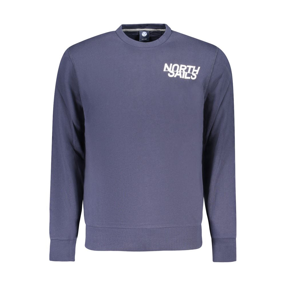 North Sails Blue Cotton Men's Sweatshirt | Regal Royce