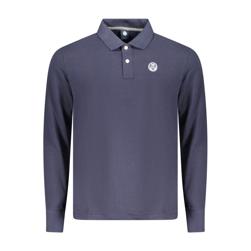 North Sails Blue Cotton Men Polo Shirt | Regal Royce