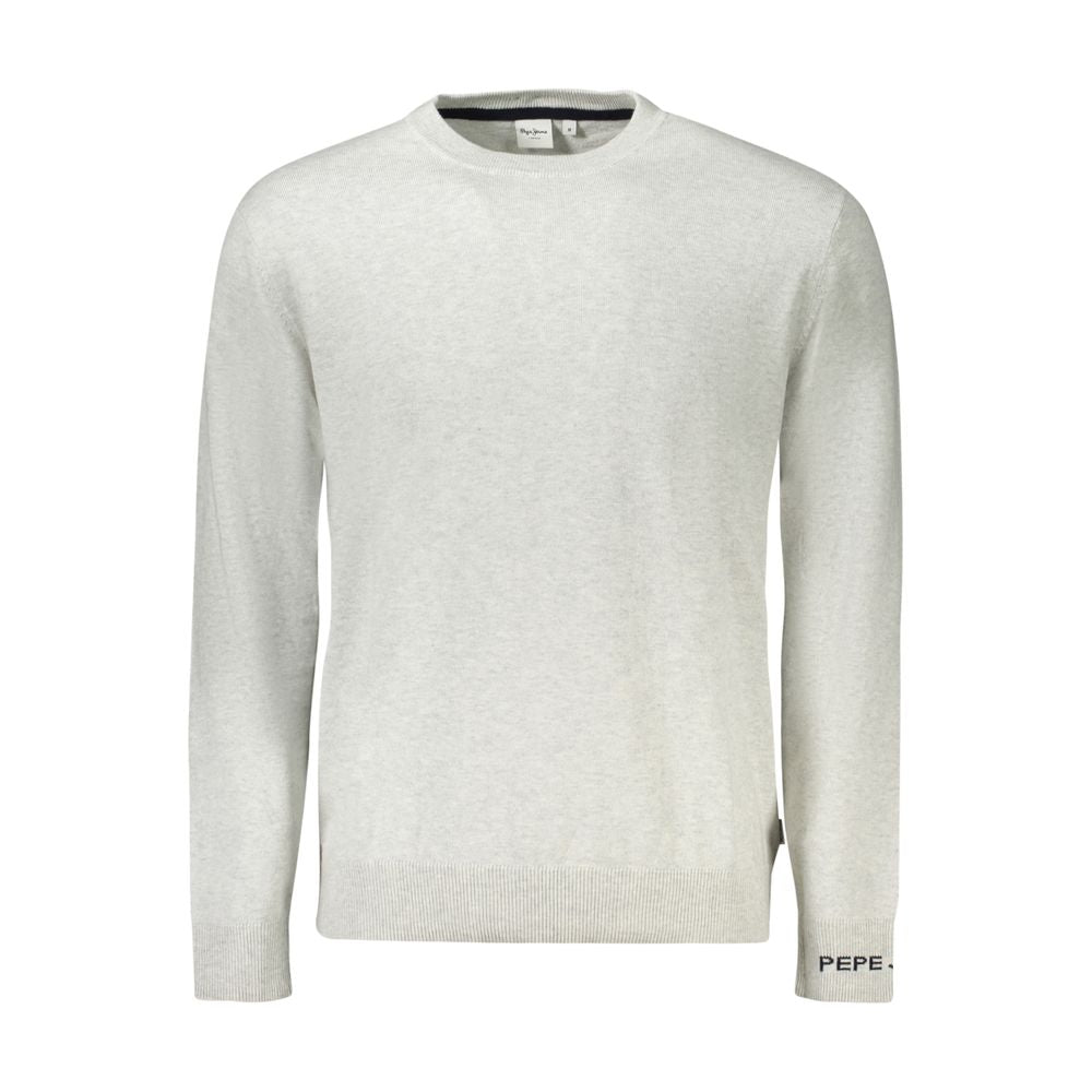 Pepe Jeans Grigio Cotton Mens Sweater | Regal Royce