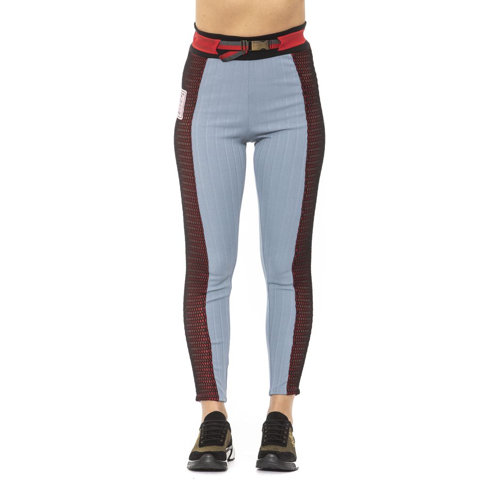 Mr&Mrs Italy Light Blue Cotton Women Leggings | Regal Royce