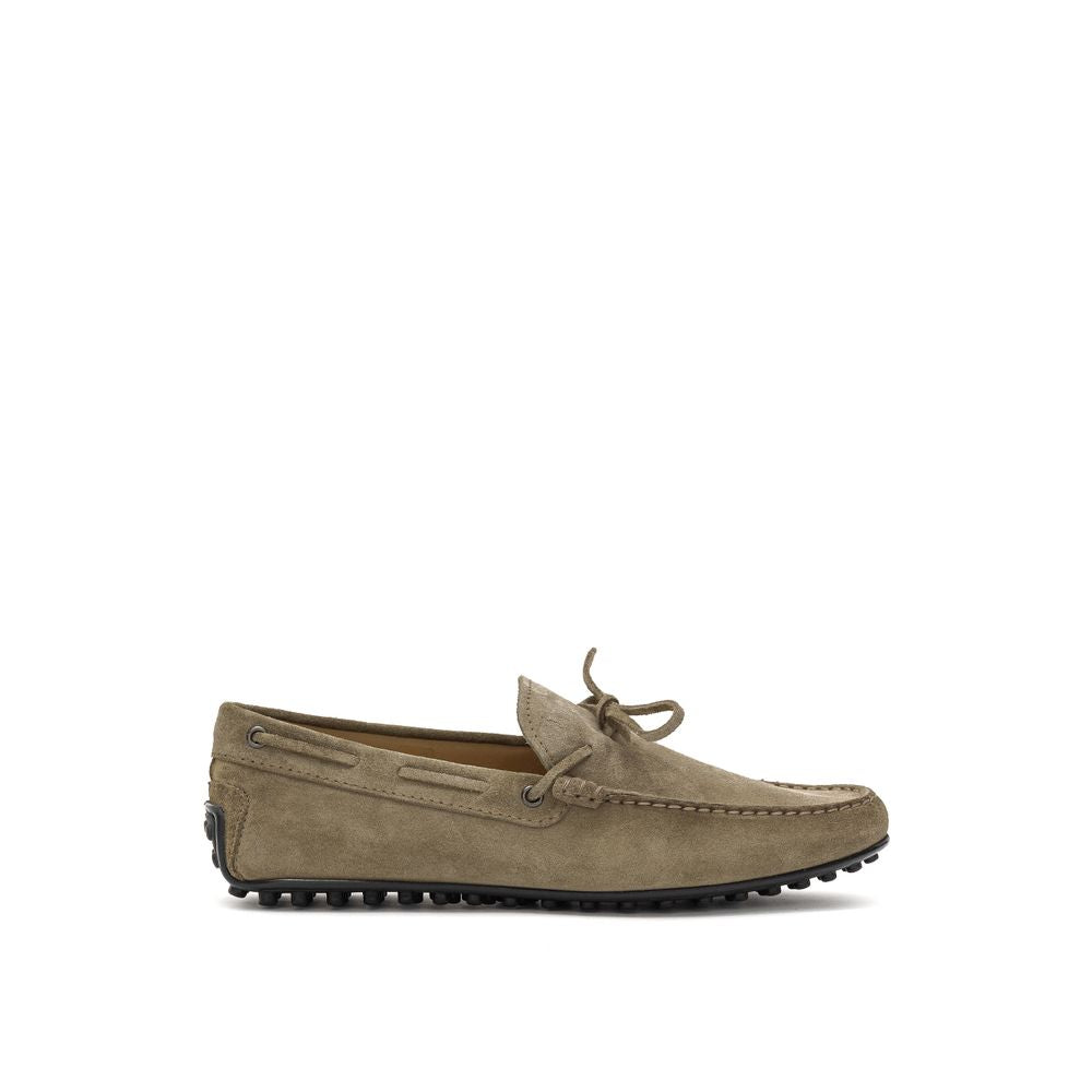 Tod's Beige Suede Leather Moccassin | Regal Royce