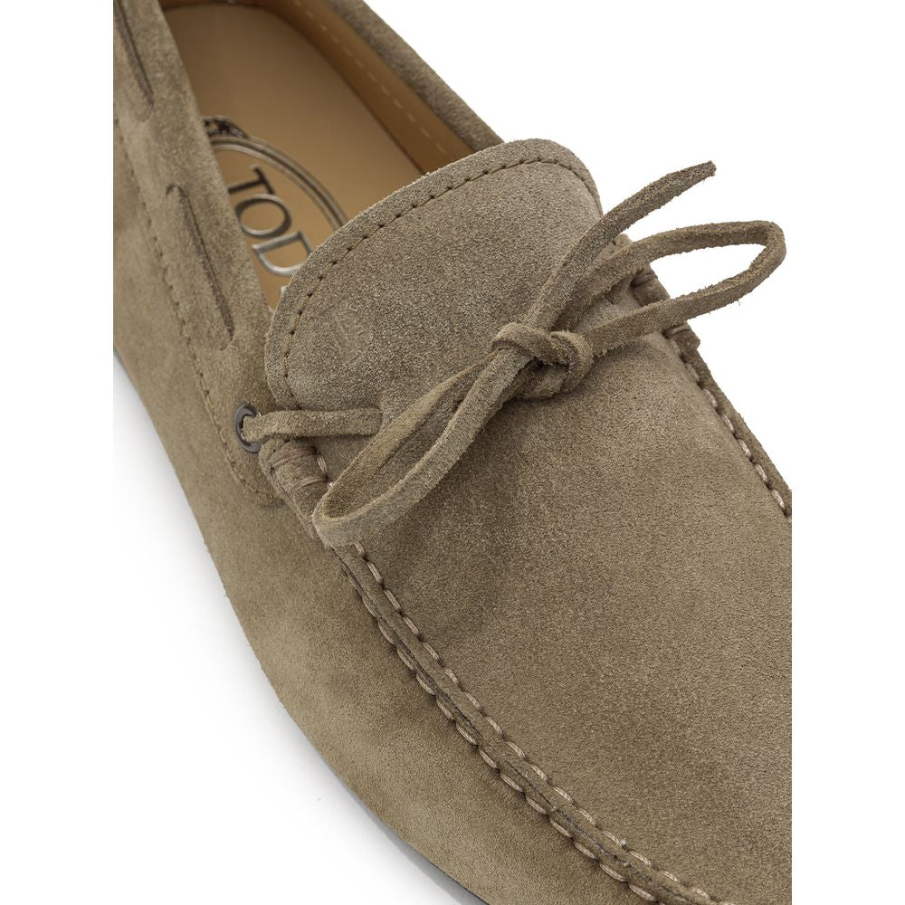 Tod's Beige Suede Leather Moccassin | Regal Royce