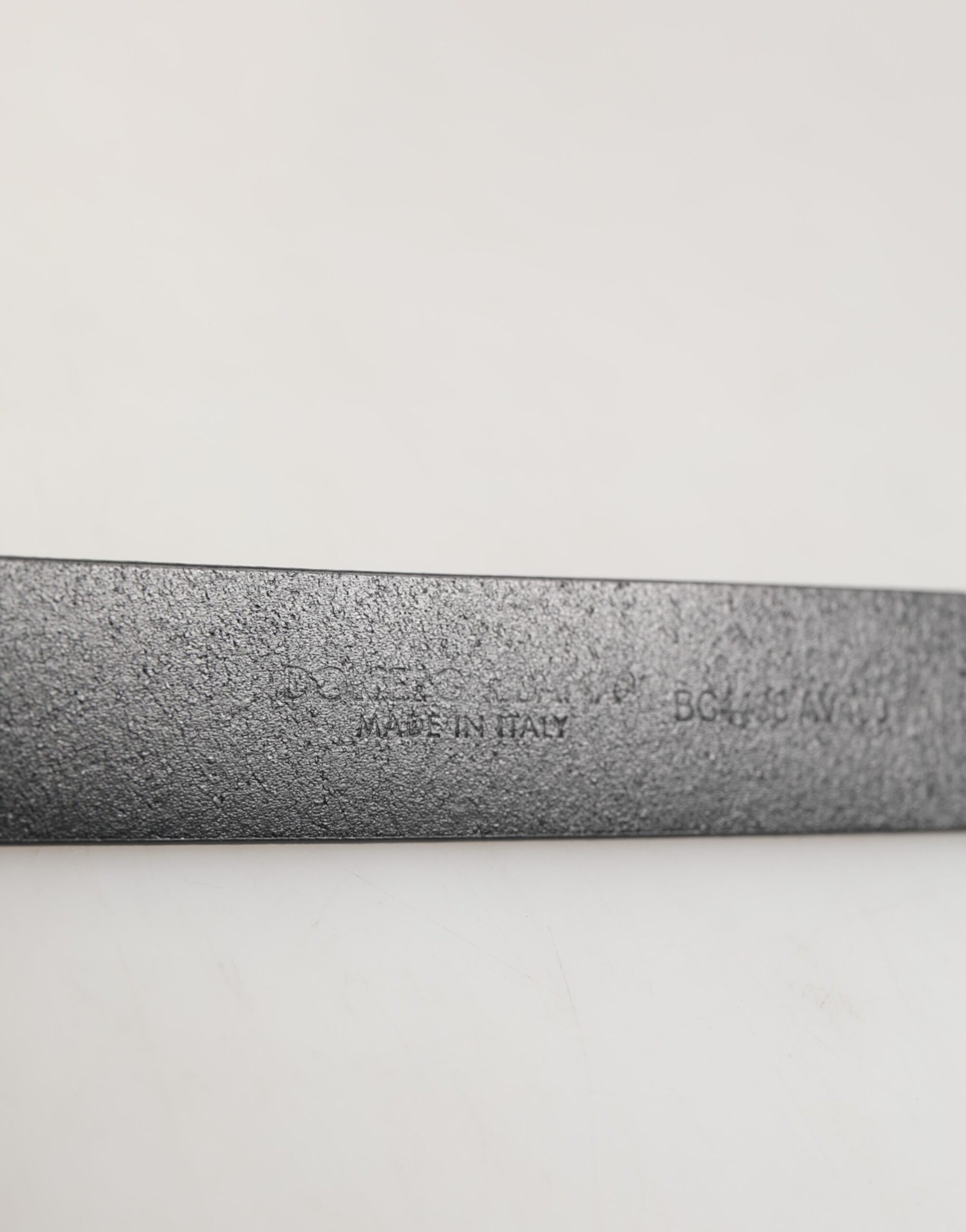 Dolce & Gabbana Brown Leather Classic Metal Logo Buckle Belt