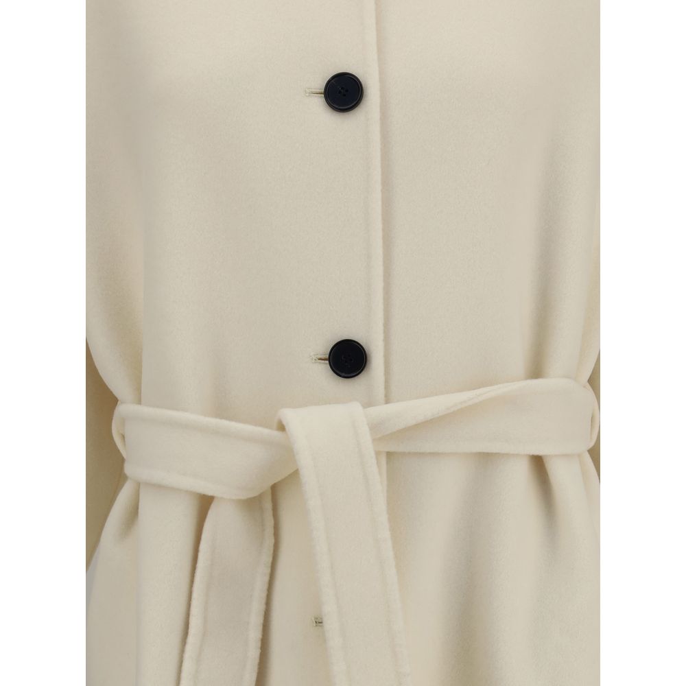 Aftercoat Cream Fleece Wool Coat | Regal Royce