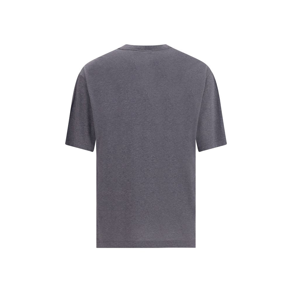 Dolce & Gabbana Gray Cotton T-Shirt | Regal Royce