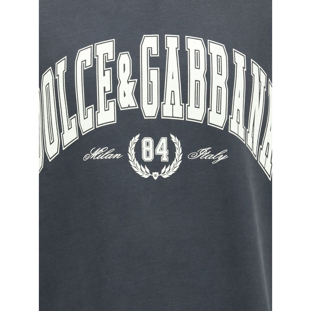 Dolce & Gabbana Gray Cotton T-Shirt | Regal Royce