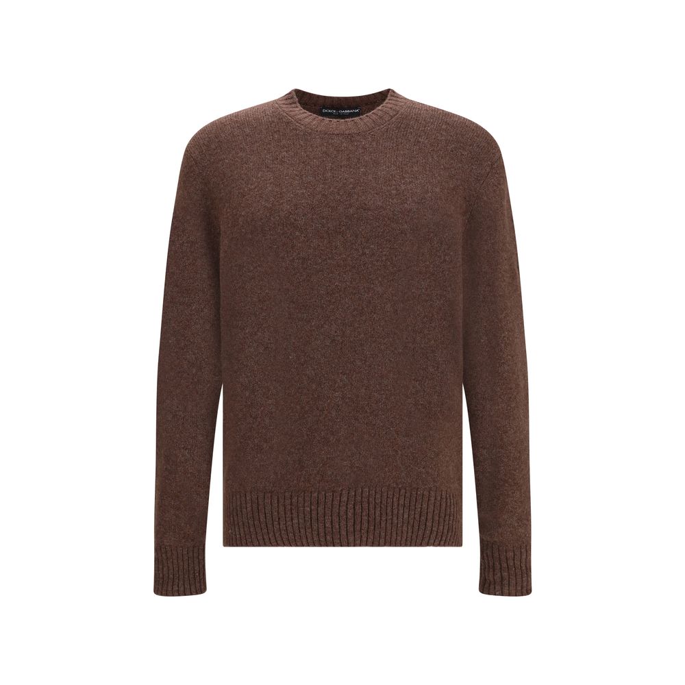 Dolce & Gabbana Brown Fleece Wool Sweatshirt | Regal Royce