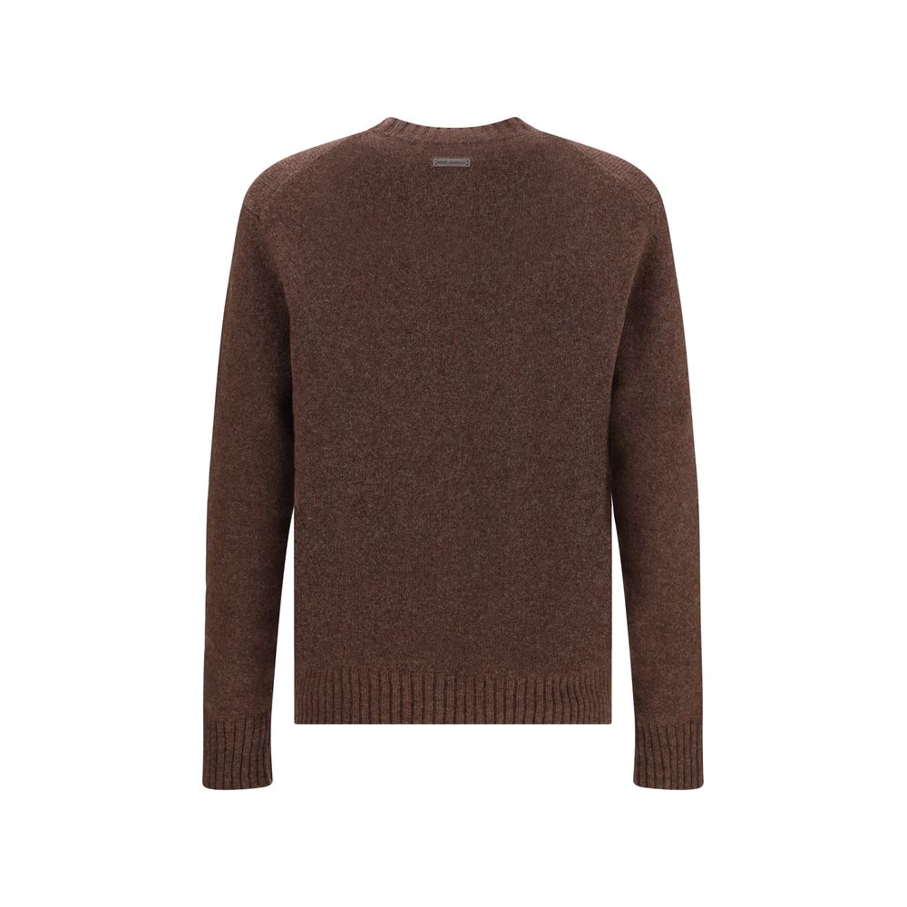 Dolce & Gabbana Brown Fleece Wool Sweatshirt | Regal Royce