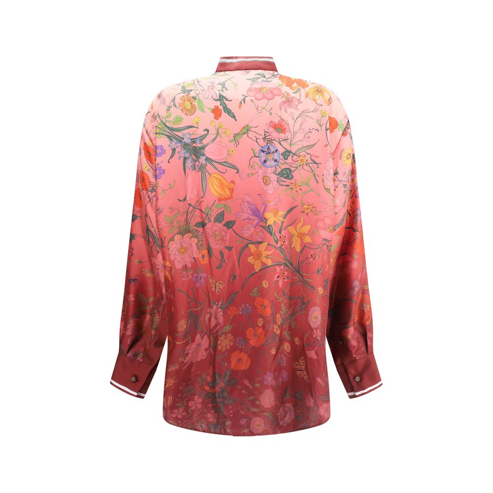 Gucci Multicolor Silk Pattern Shirt | Regal Royce