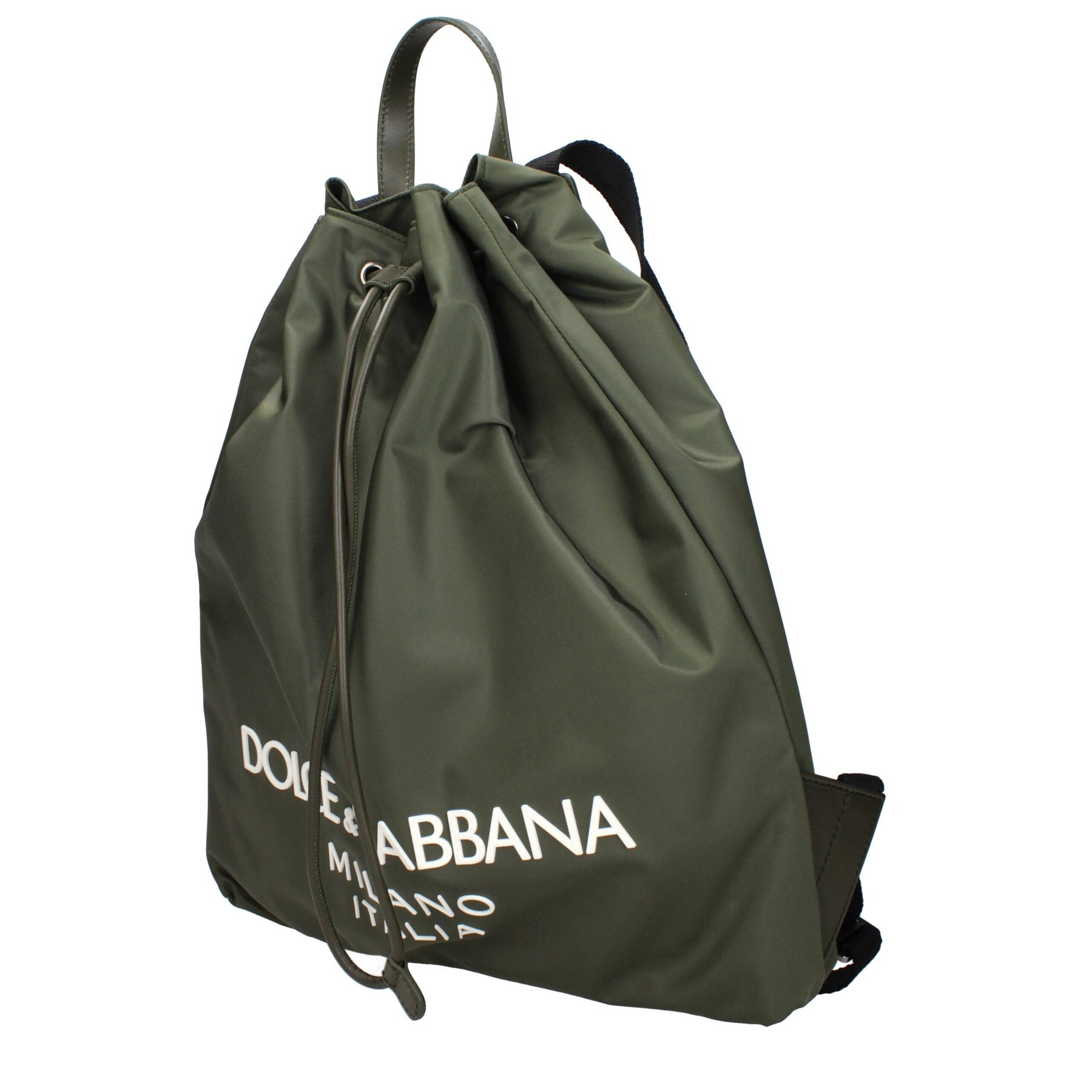 Dolce & Gabbana Green Nylon Backpack | Regal Royce