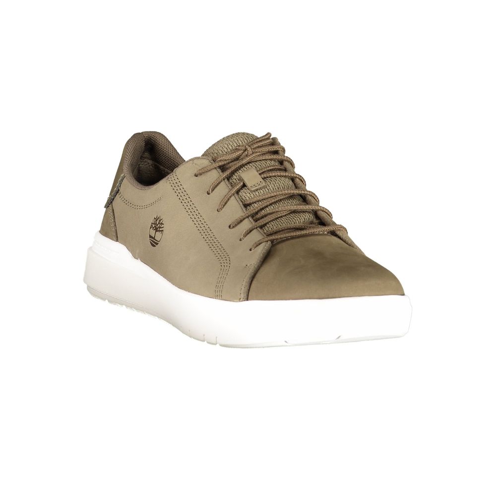 Timberland Green Leather Men Sneaker