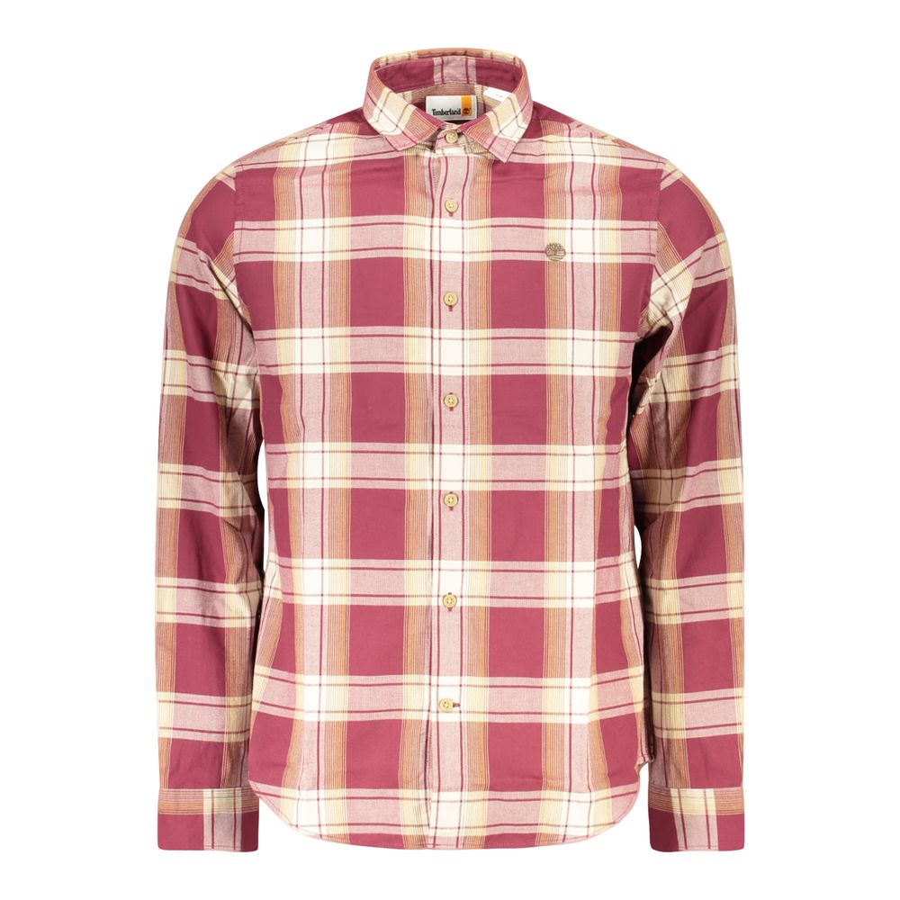 Timberland Red Cotton Men Shirt | Regal Royce