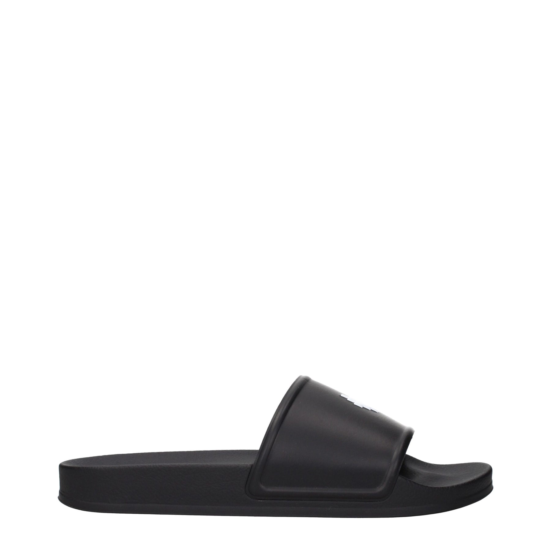 Marcelo Burlon Black Cotton Slippers | Regal Royce