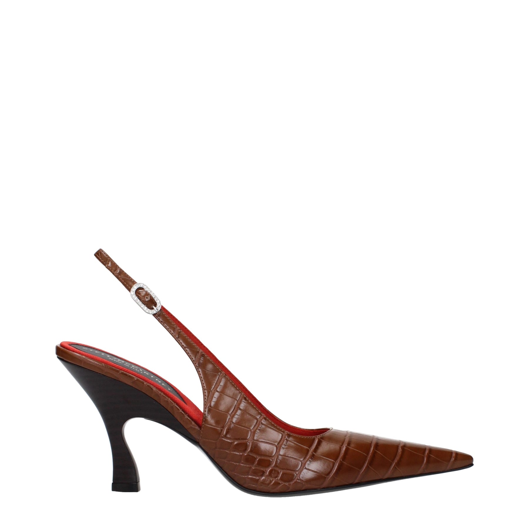 Stella McCartney Brown Leather High Heel Pumps | Regal Royce