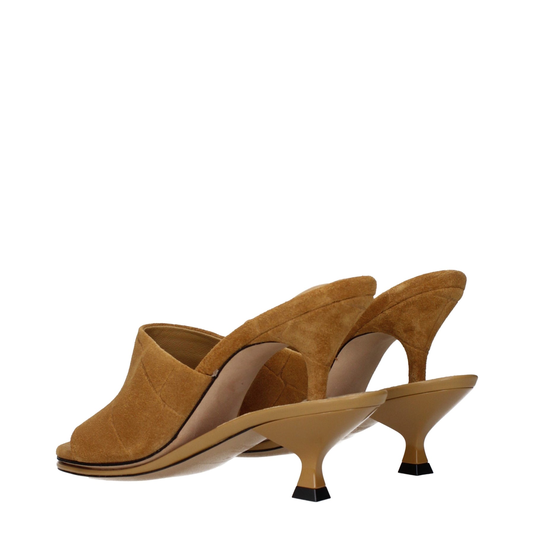Jacquemus Brown Leather Stiletto Heel Sandals | Regal Royce