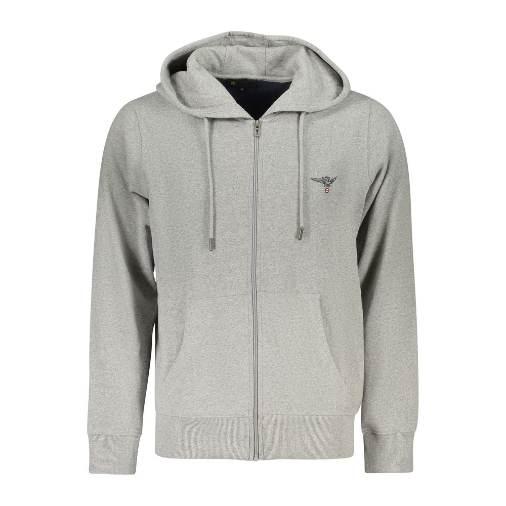 Accademia Militare Grigio Recycled Cotton Men's Sweatshirt | Regal Royce