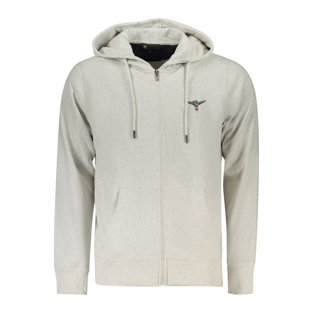 Accademia Militare Grigio Cotton Men's Hooded Sweatshirt | Regal Royce