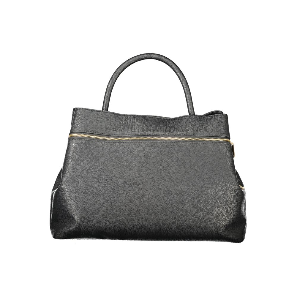 Twinset Black Polyurethane Women's Tote Bag | Regal Royce