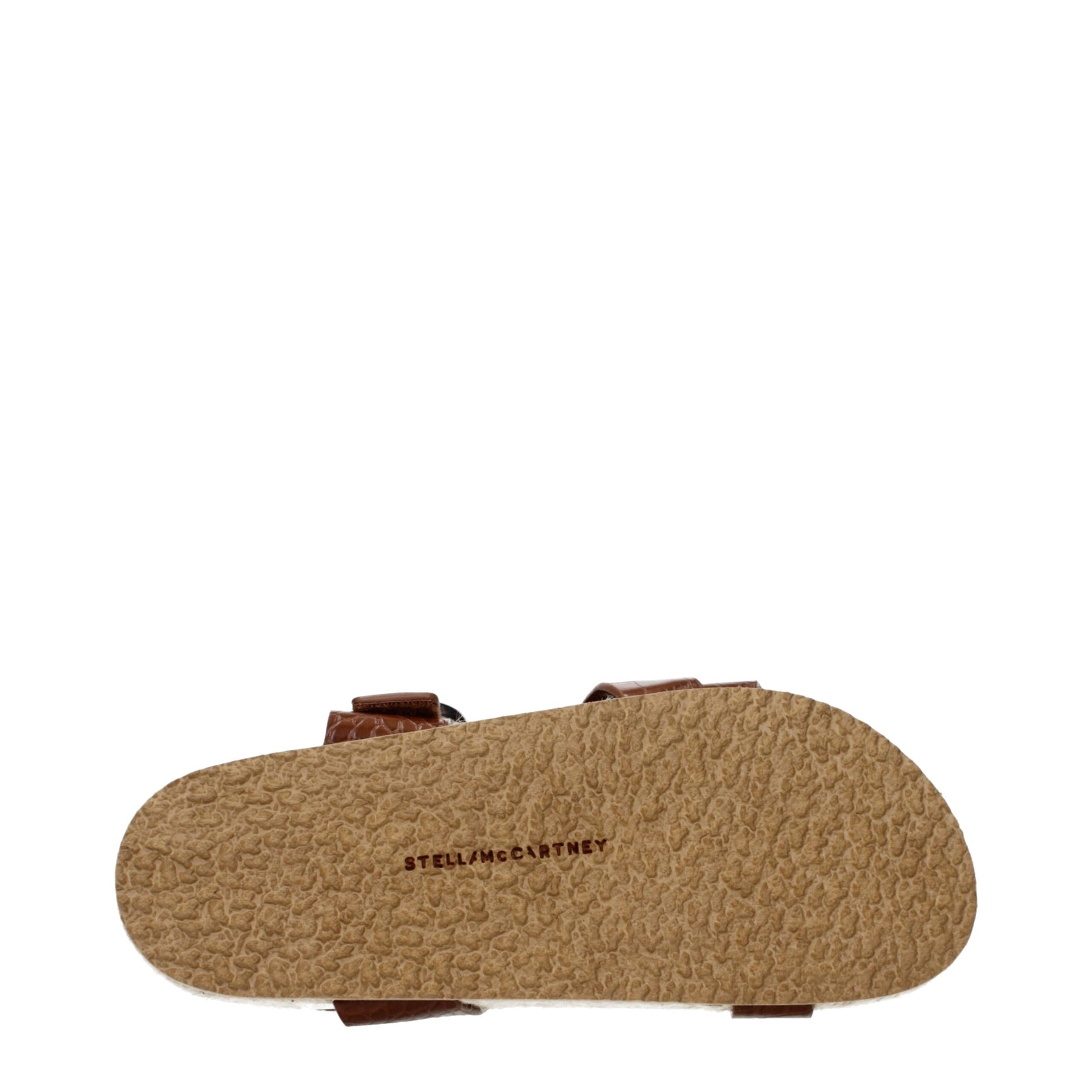 Stella McCartney Brown Leather Flat Sandals | Regal Royce