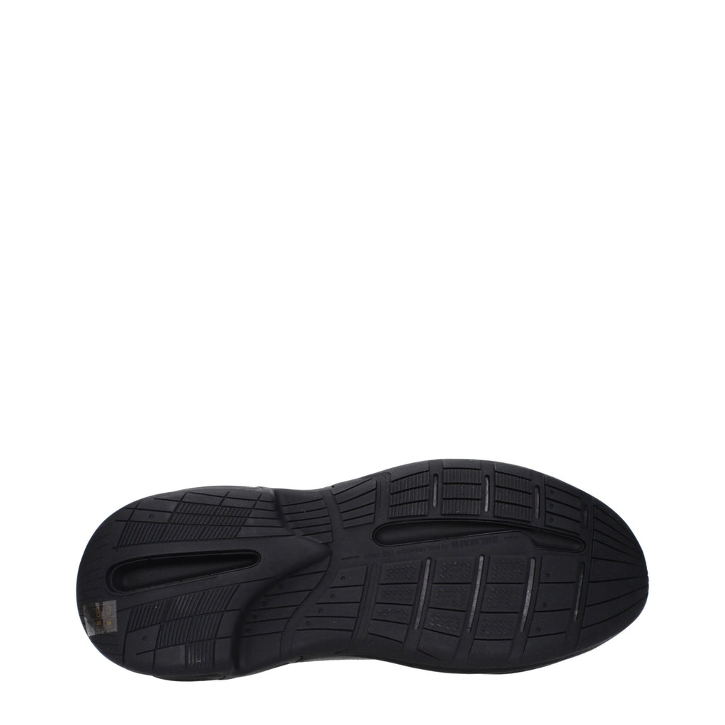 Balmain Black Leather Athletic Sneakers