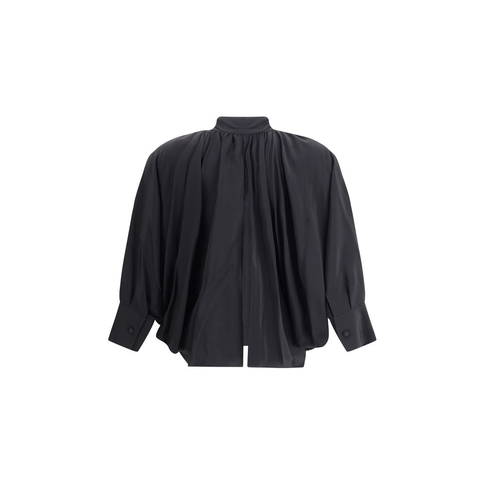 Max Mara Black Silk Blouse | Regal Royce