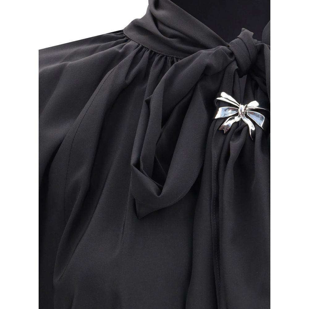 Max Mara Black Silk Blouse | Regal Royce