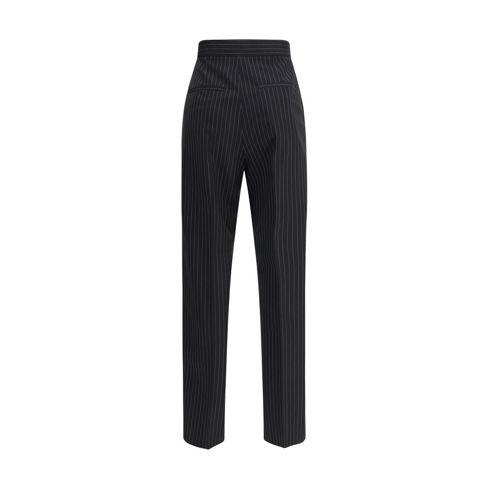 Max Mara Black Fleece Wool Dress Pants | Regal Royce