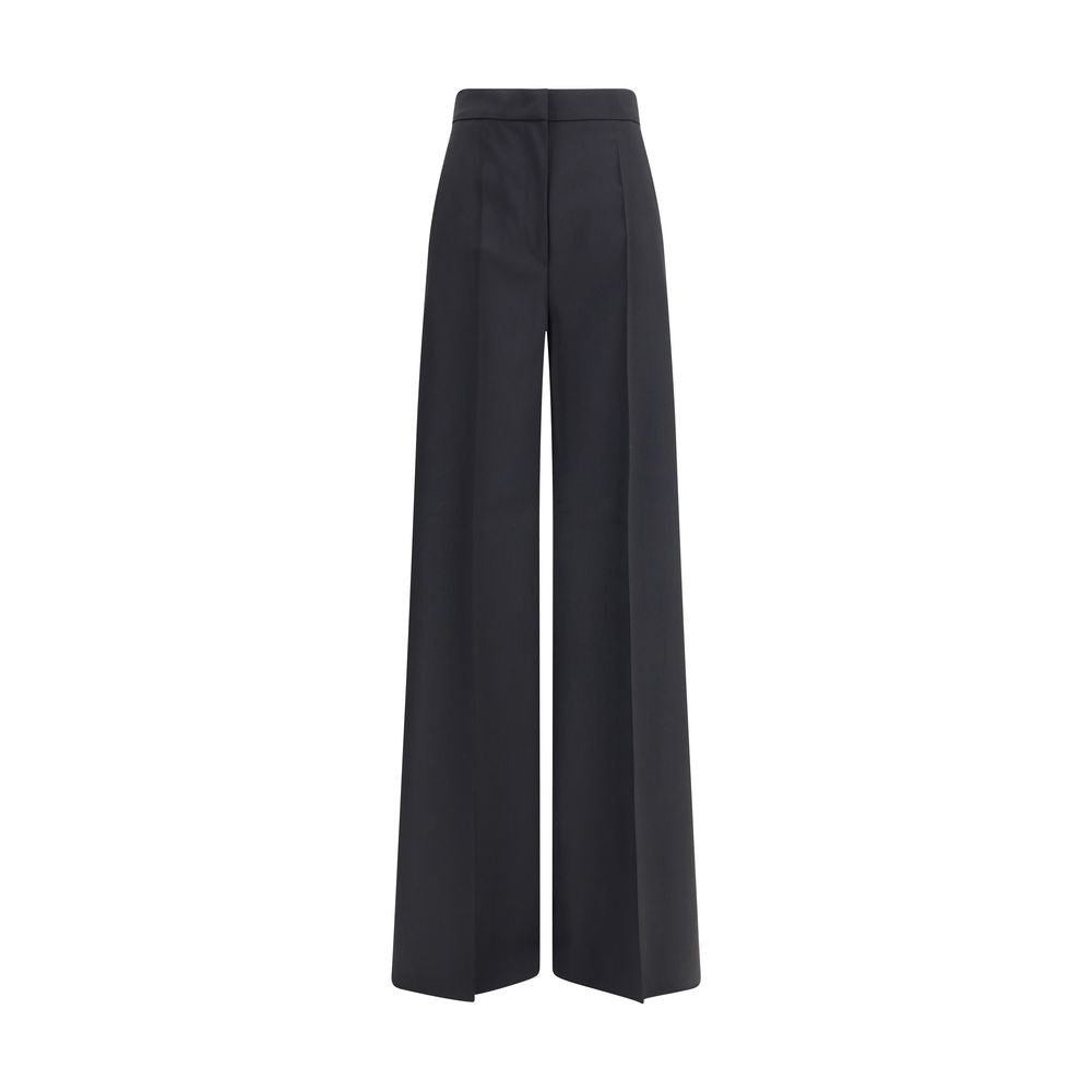 Max Mara Black Fleece Wool Casual Pants | Regal Royce