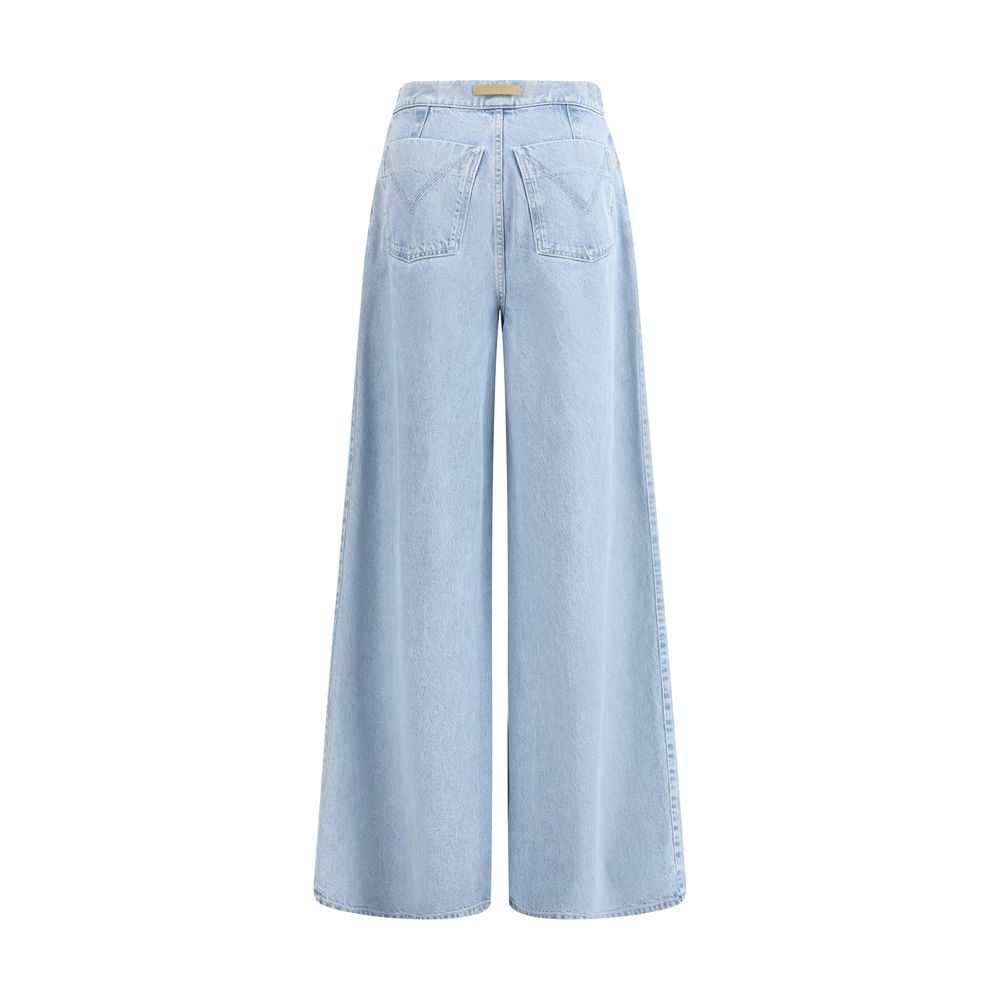 Max Mara Light Blue Cotton Jeans Denim | Regal Royce