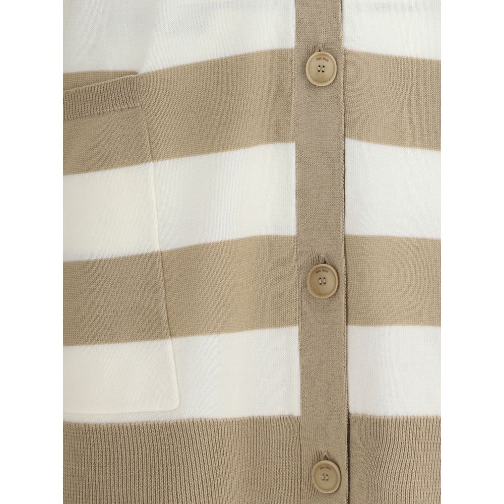 Max Mara Multicolor Fleece Wool Cardigan | Regal Royce