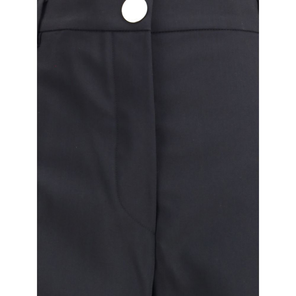Max Mara Black Fleece Wool Casual Pants | Regal Royce