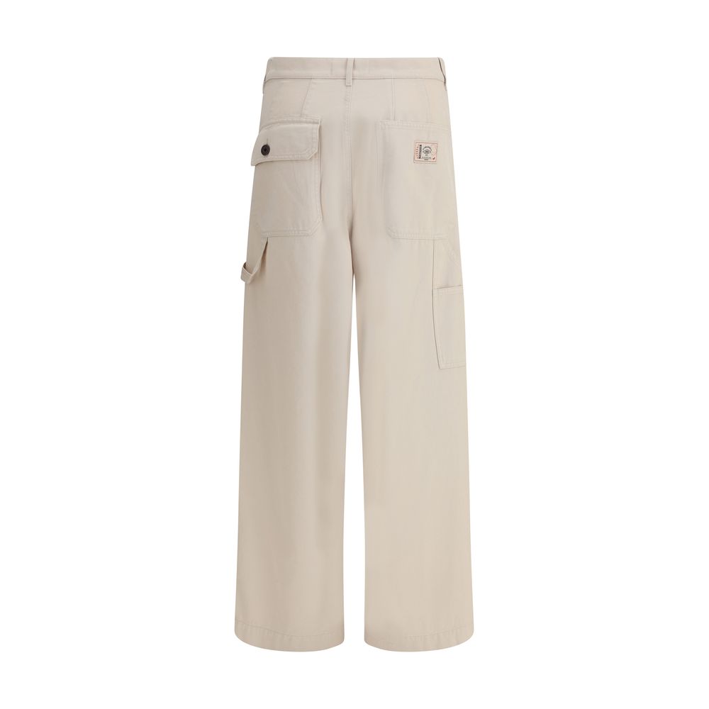 Max Mara Beige Cotton Cargo Pants | Regal Royce