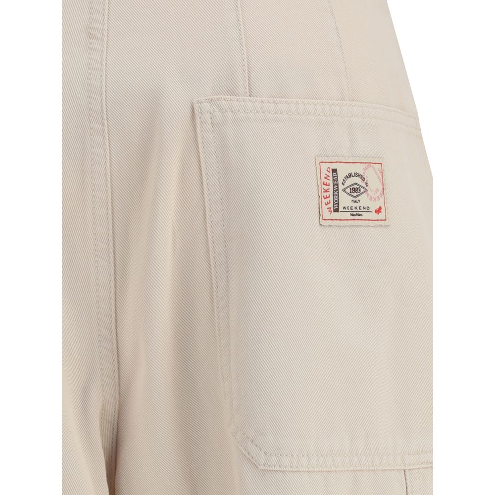 Max Mara Beige Cotton Cargo Pants | Regal Royce
