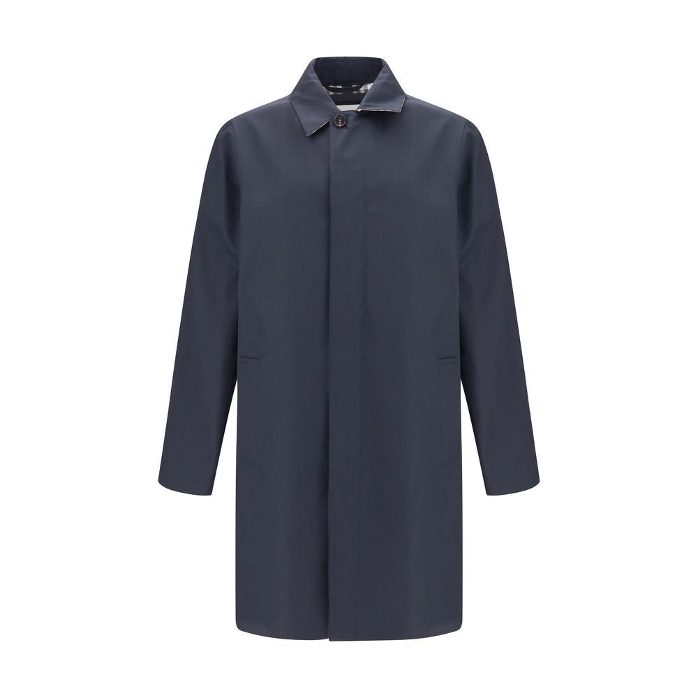 Burberry Blue Cotton Coat | Regal Royce