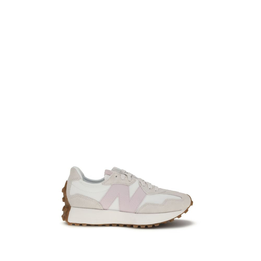 New Balance Beige Polyamide Athletic Sneakers | Regal Royce