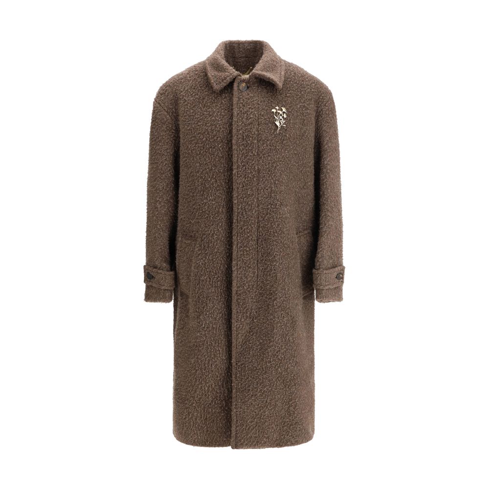 Golden Goose Brown Viscose Coat | Regal Royce