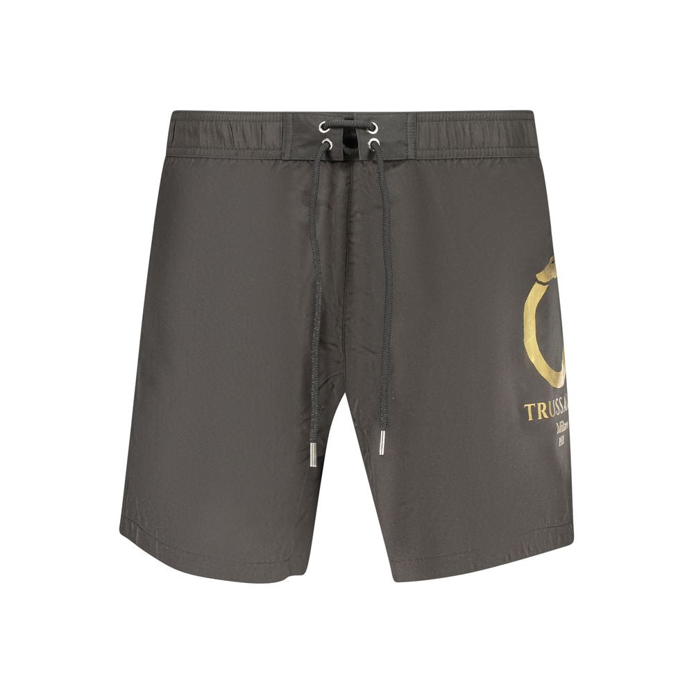 Trussardi Black Polyester Swimwear