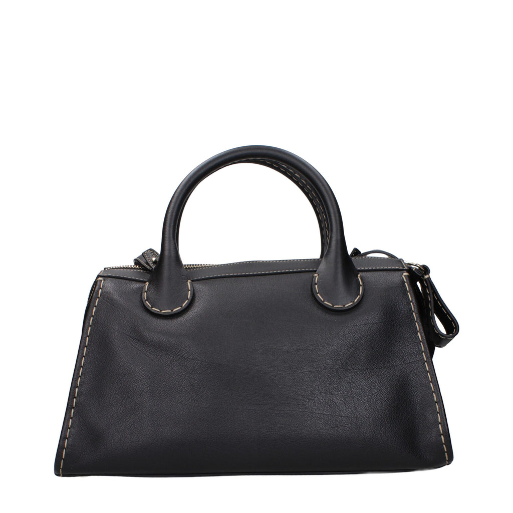 Chloé Black Leather Handbag