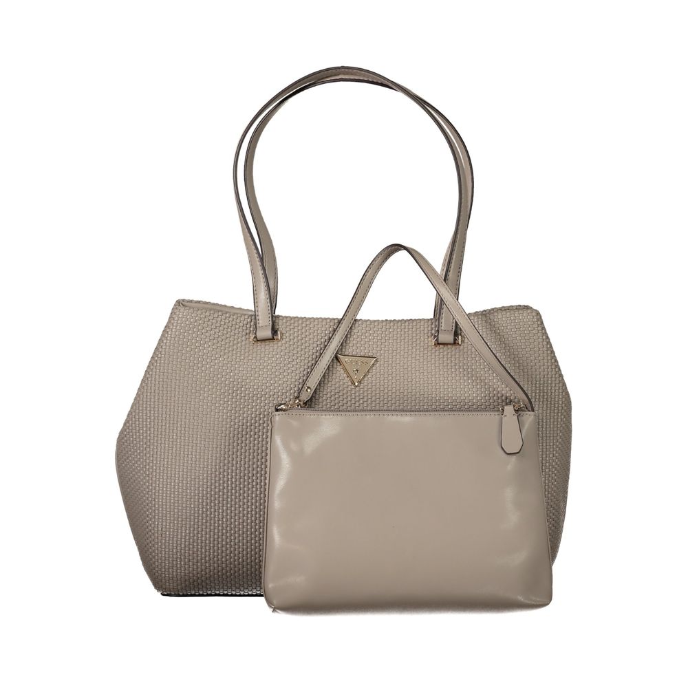 Guess Jeans Beige Polyurethane Women Handbag | Regal Royce