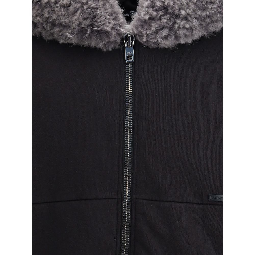 Dolce & Gabbana Black Cotton Sweatshirt | Regal Royce