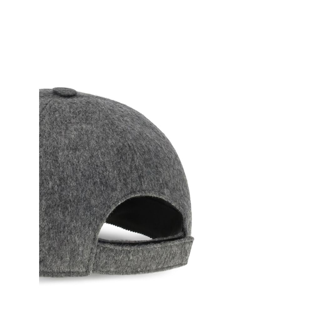 Fendi Gray Wool Cap (Baseball Hat) | Regal Royce