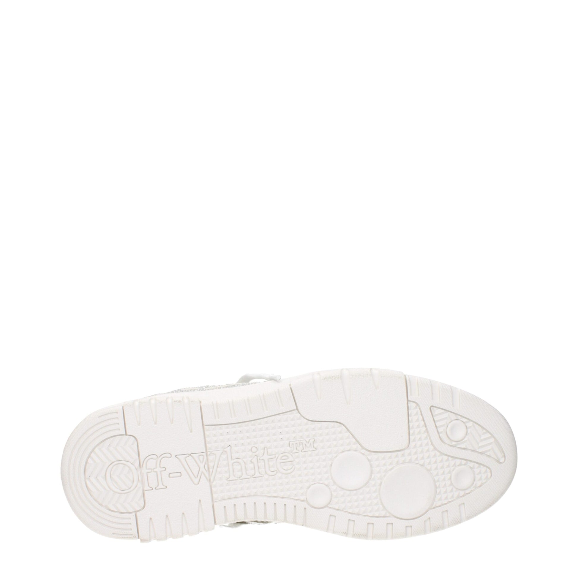 Off-White Beige Leather Low Tops