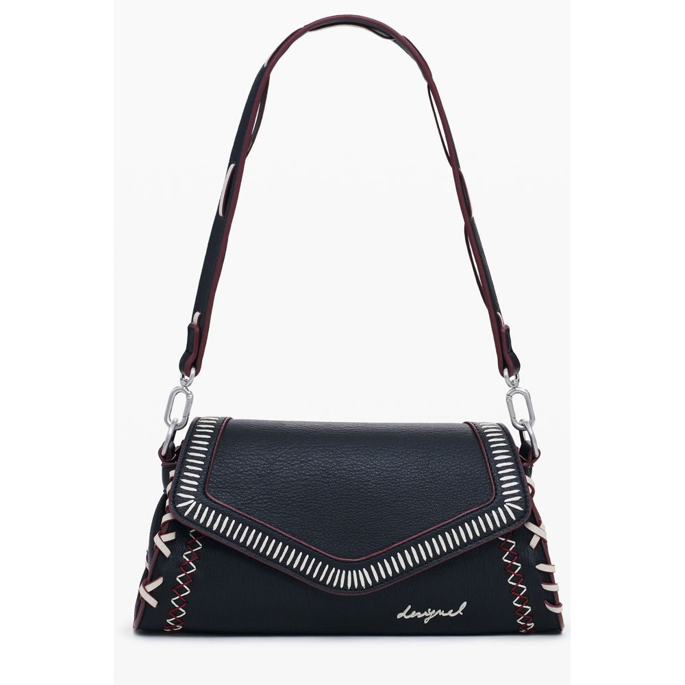 Desigual Nero Poliuretano Donna Borsa | Regal Royce