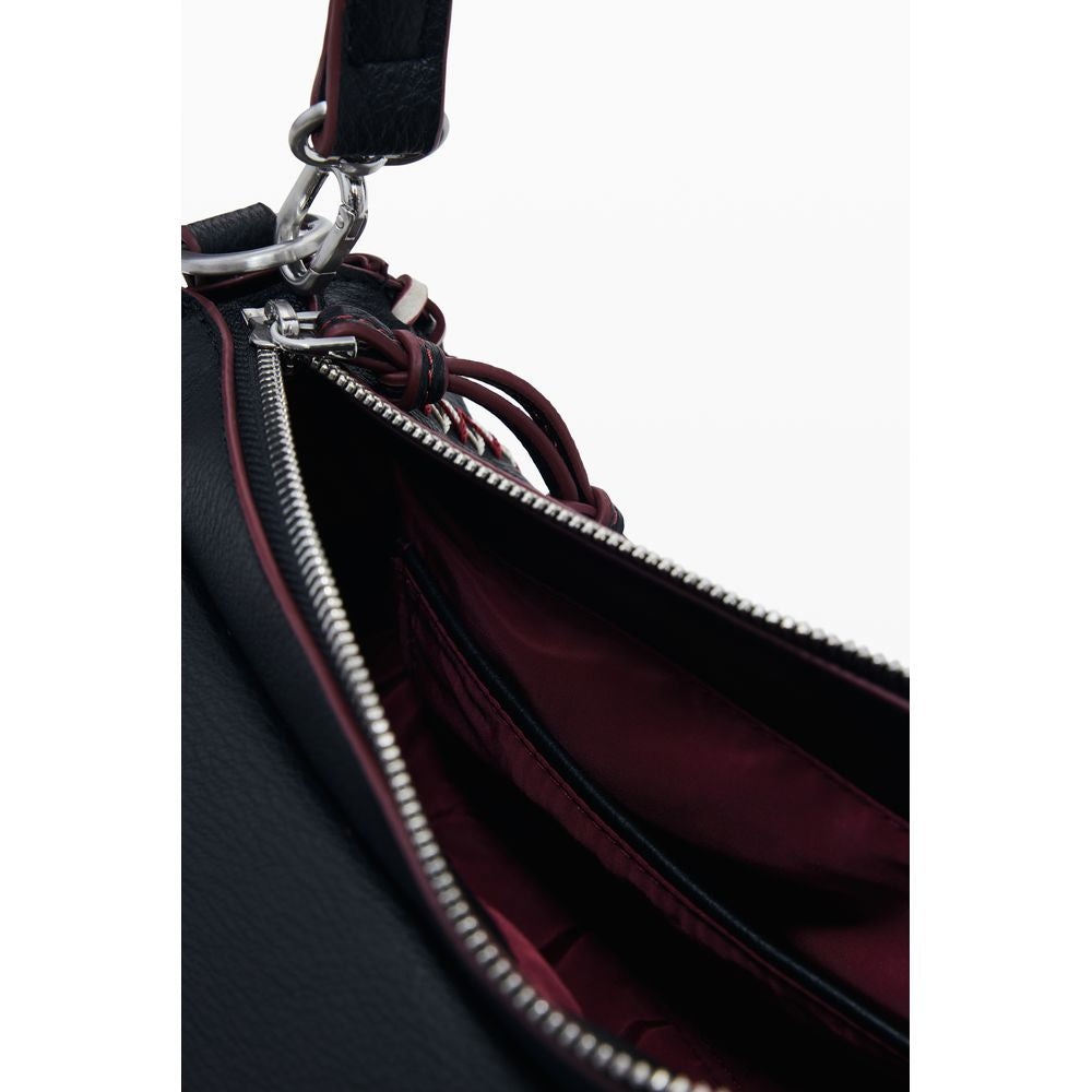 Desigual Nero Poliuretano Donna Borsa | Regal Royce